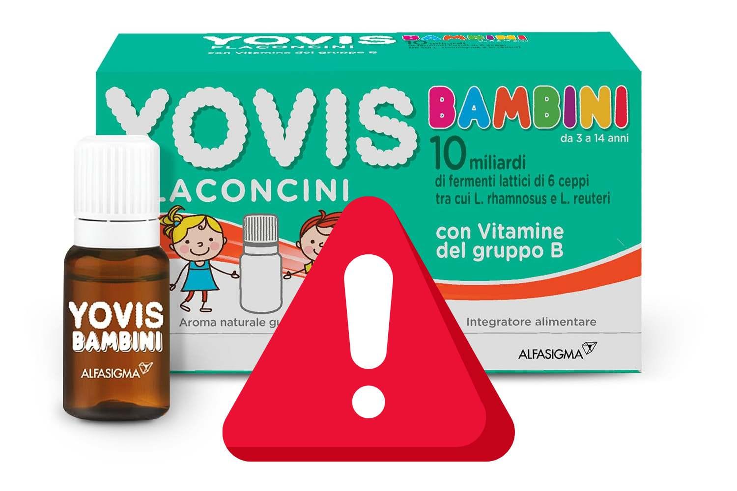 Yovis Bambini ritirato dal mercato: attenzione ai lotti coinvolti