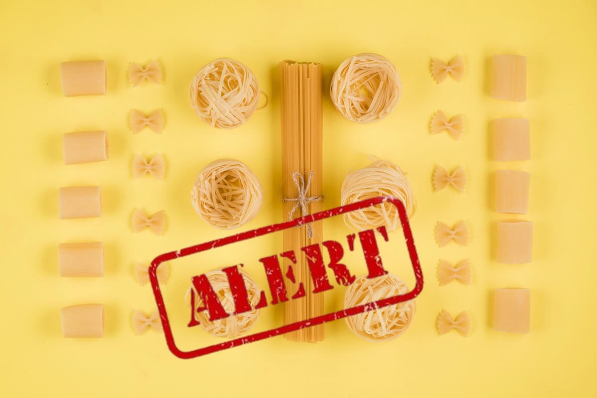 Carrefour ritira 25 formati di pasta per rischio allergeni