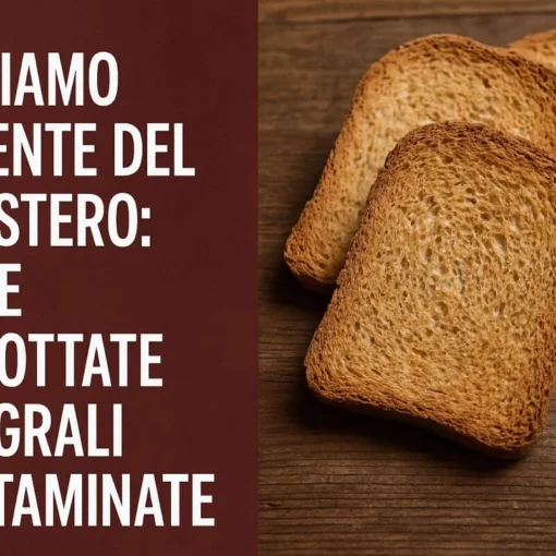 Fette biscottate integrali richiamate dal Ministero: micotossine oltre i limiti in marchi noti