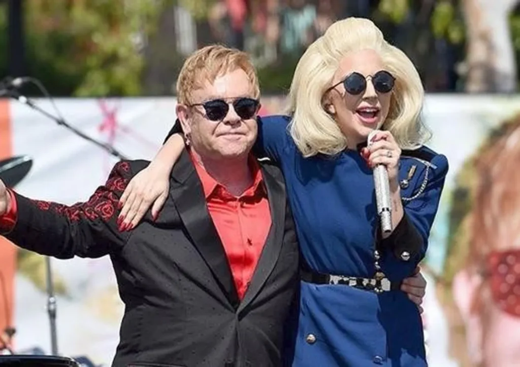 Gaga e Elton John