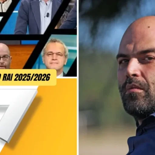 La7 2025/26: Mentana resta al Tg, Gruber confermata, arriva Saviano in prima serata