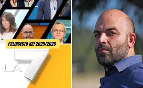 La7 2025/26: Mentana resta al Tg, Gruber confermata, arriva Saviano in prima serata