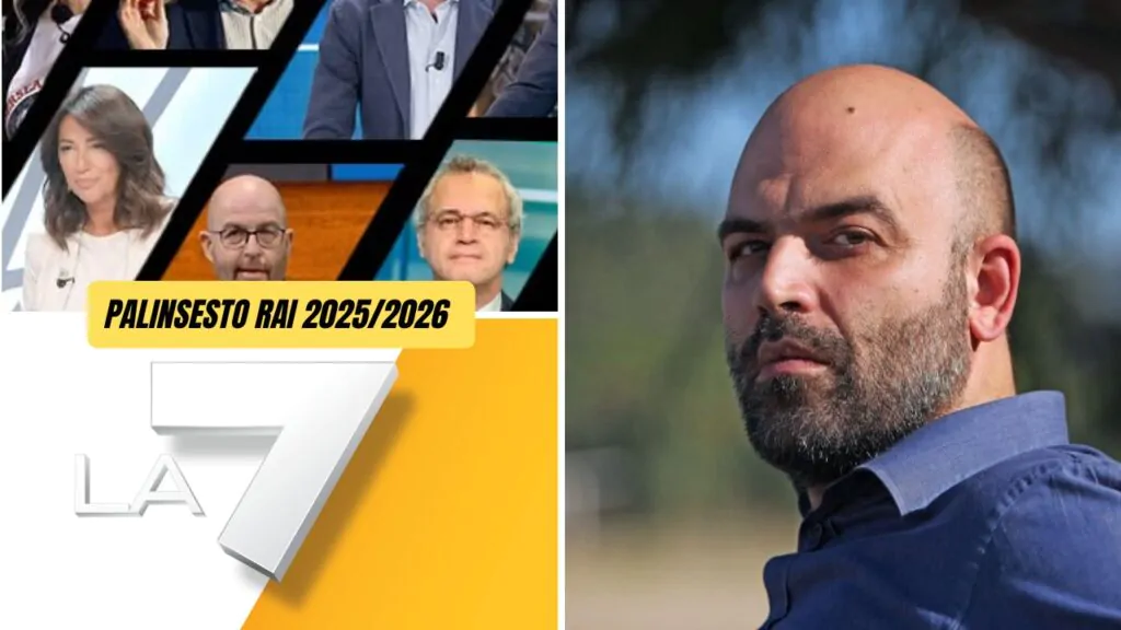 La7 2025/26: Mentana resta al Tg, Gruber confermata, arriva Saviano in prima serata